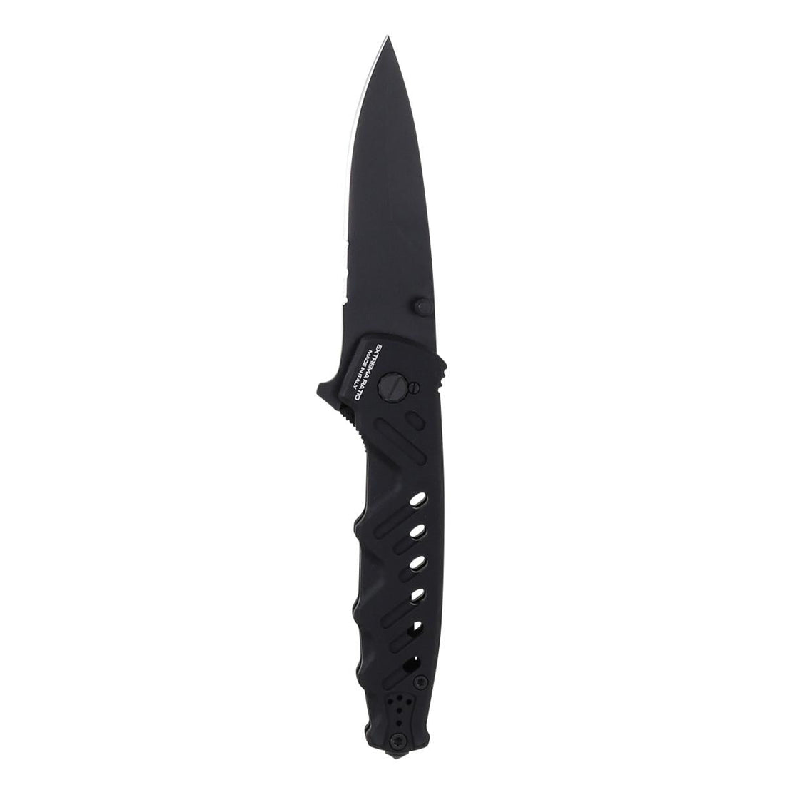 Extrema Ratio CAIMANO NERO coltello chiudibile tascabile rompivetro in acciaio N690 58HRC