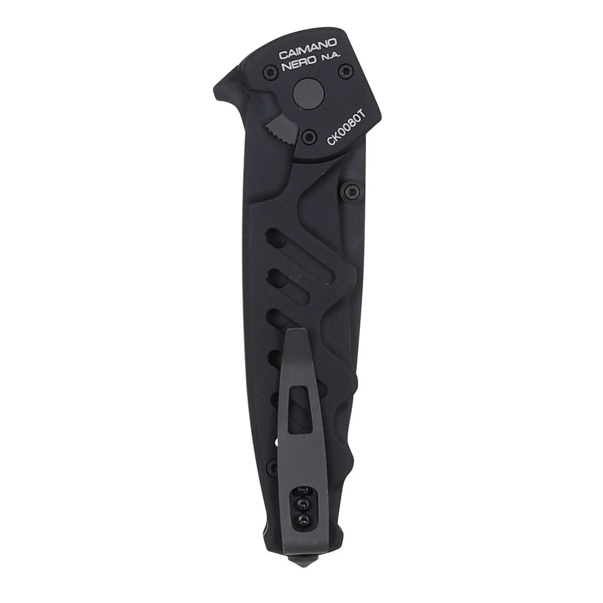 Extrema Ratio CAIMANO NERO coltello chiudibile tascabile rompivetro in acciaio N690 58HRC
