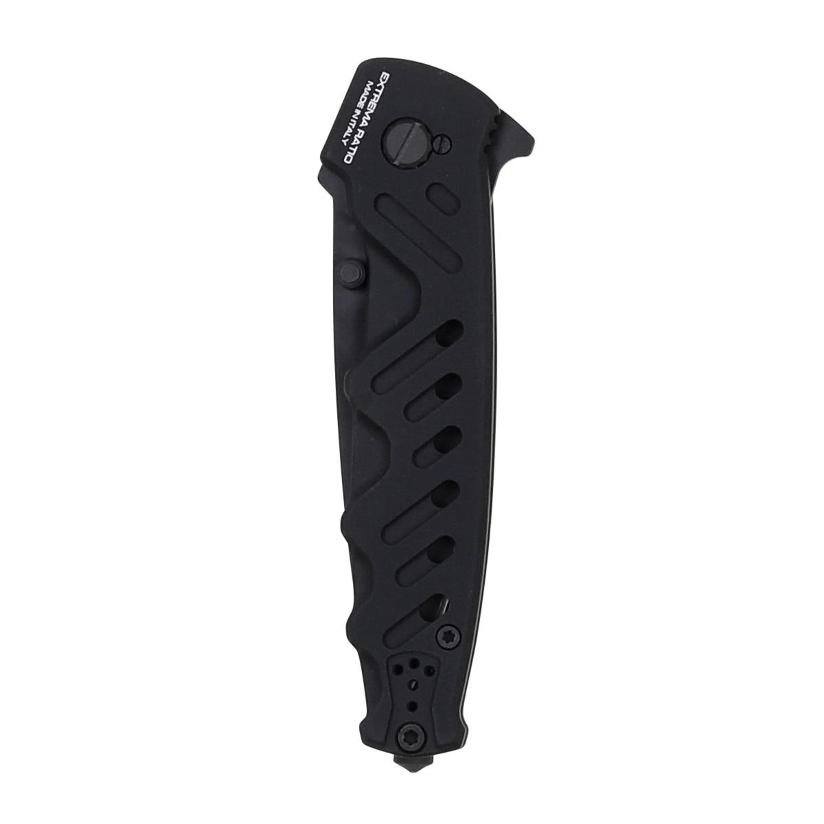 Extrema Ratio CAIMANO NERO coltello chiudibile tascabile rompivetro in acciaio N690 58HRC