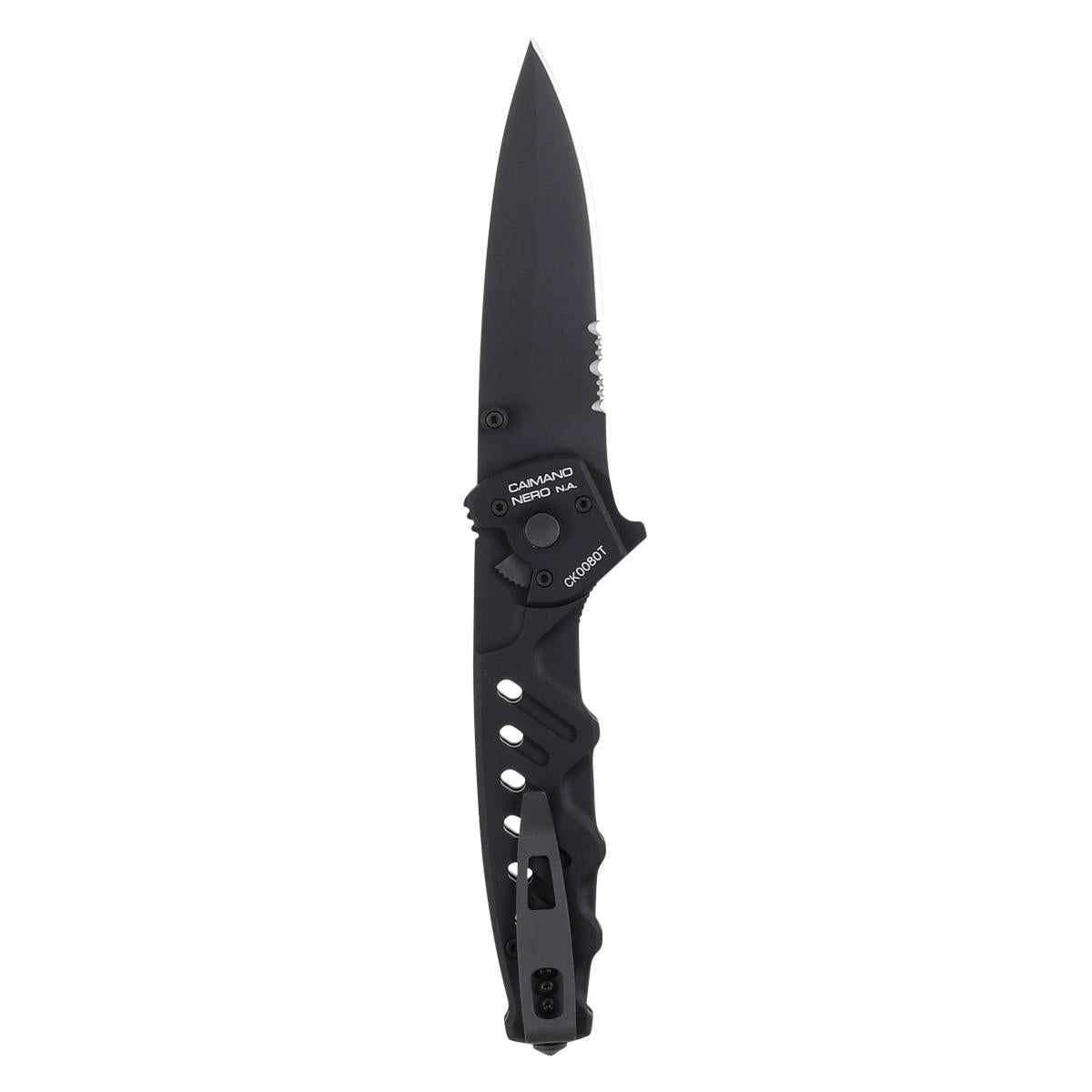 Extrema Ratio CAIMANO NERO coltello chiudibile tascabile rompivetro in acciaio N690 58HRC