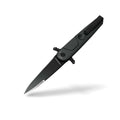 Coltello tascabile ExtremaRatio BD2 LUCKY BLACK Bohler N690 con lama in acciaio a filo liscio