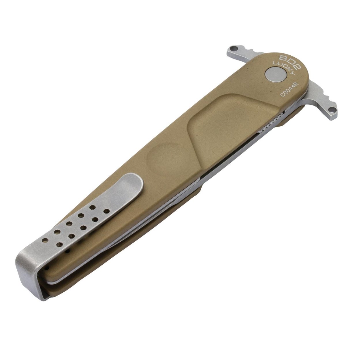 Coltello tascabile ExtremaRatio BD2 LUCKY DESERT Bohler N690 lama in acciaio a filo liscio
