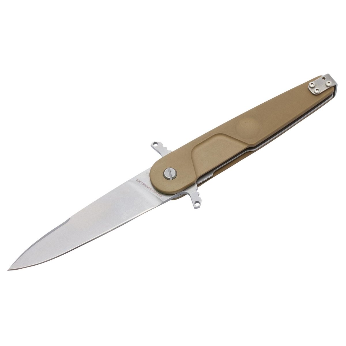 Coltello tascabile ExtremaRatio BD2 LUCKY DESERT Bohler N690 lama in acciaio a filo liscio