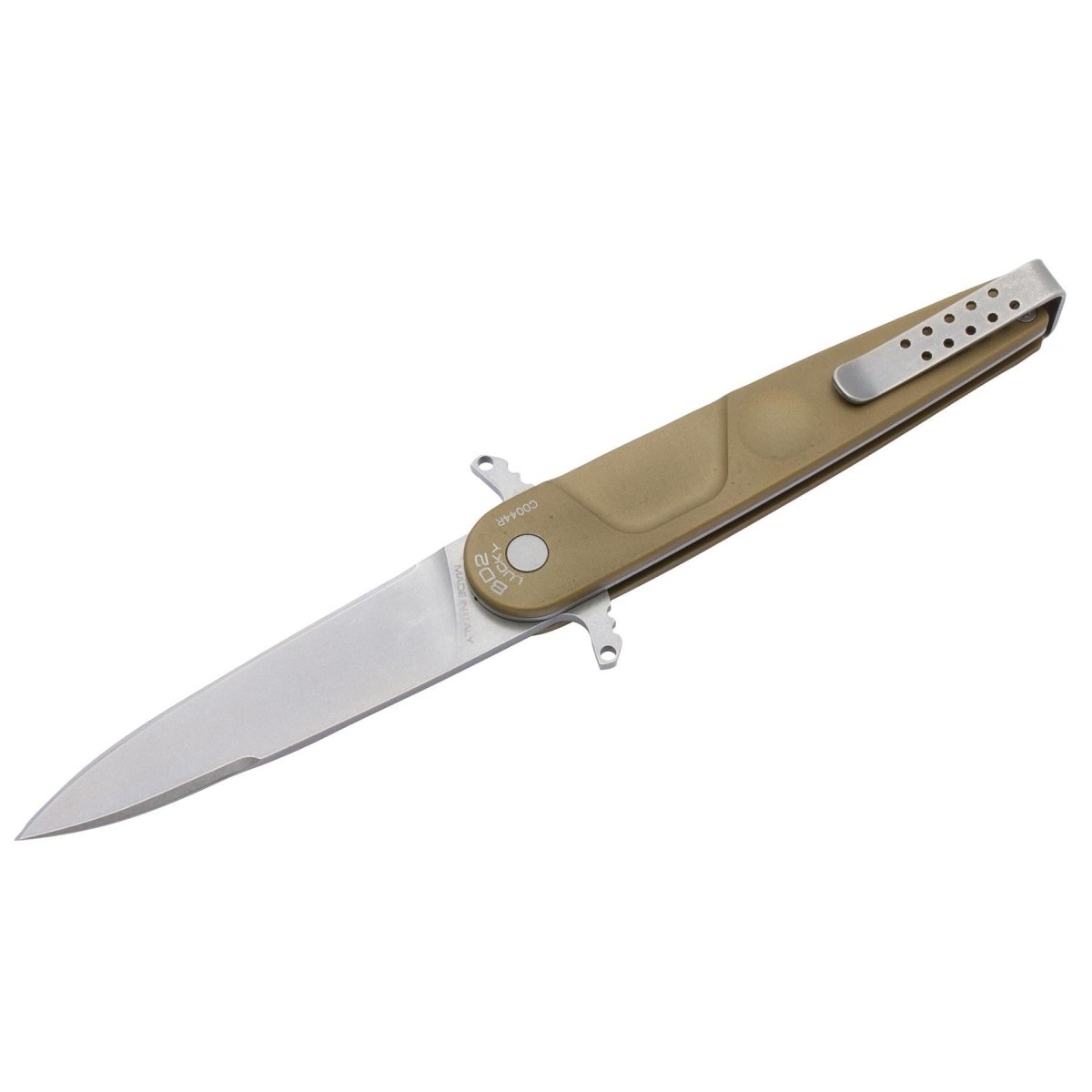 Coltello tascabile ExtremaRatio BD2 LUCKY DESERT Bohler N690 lama in acciaio a filo liscio
