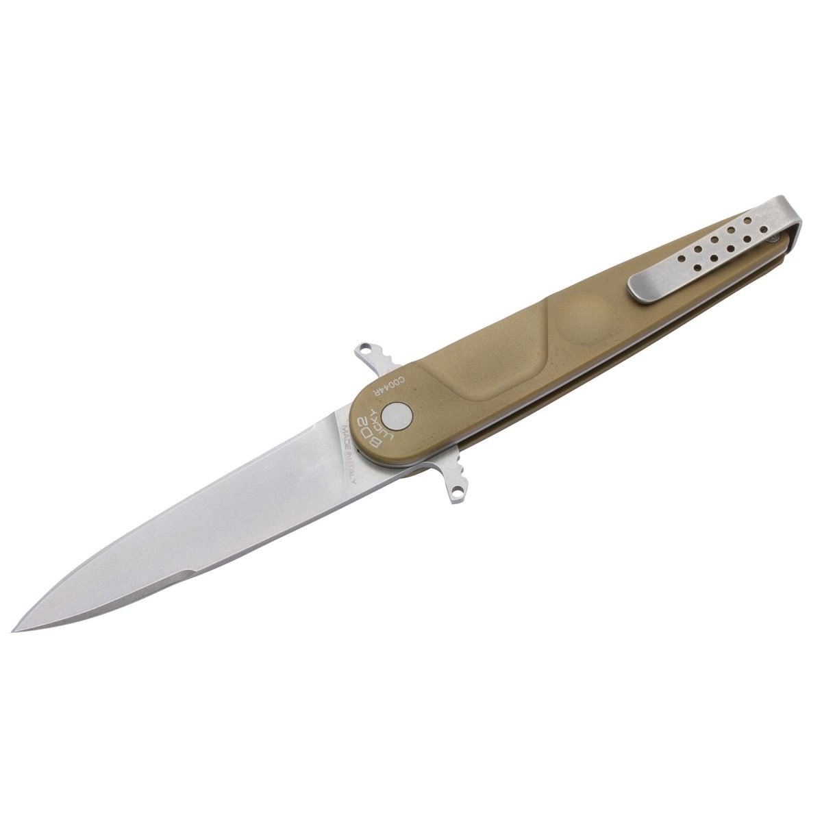 Coltello tascabile ExtremaRatio BD2 LUCKY DESERT Bohler N690 lama in acciaio a filo liscio