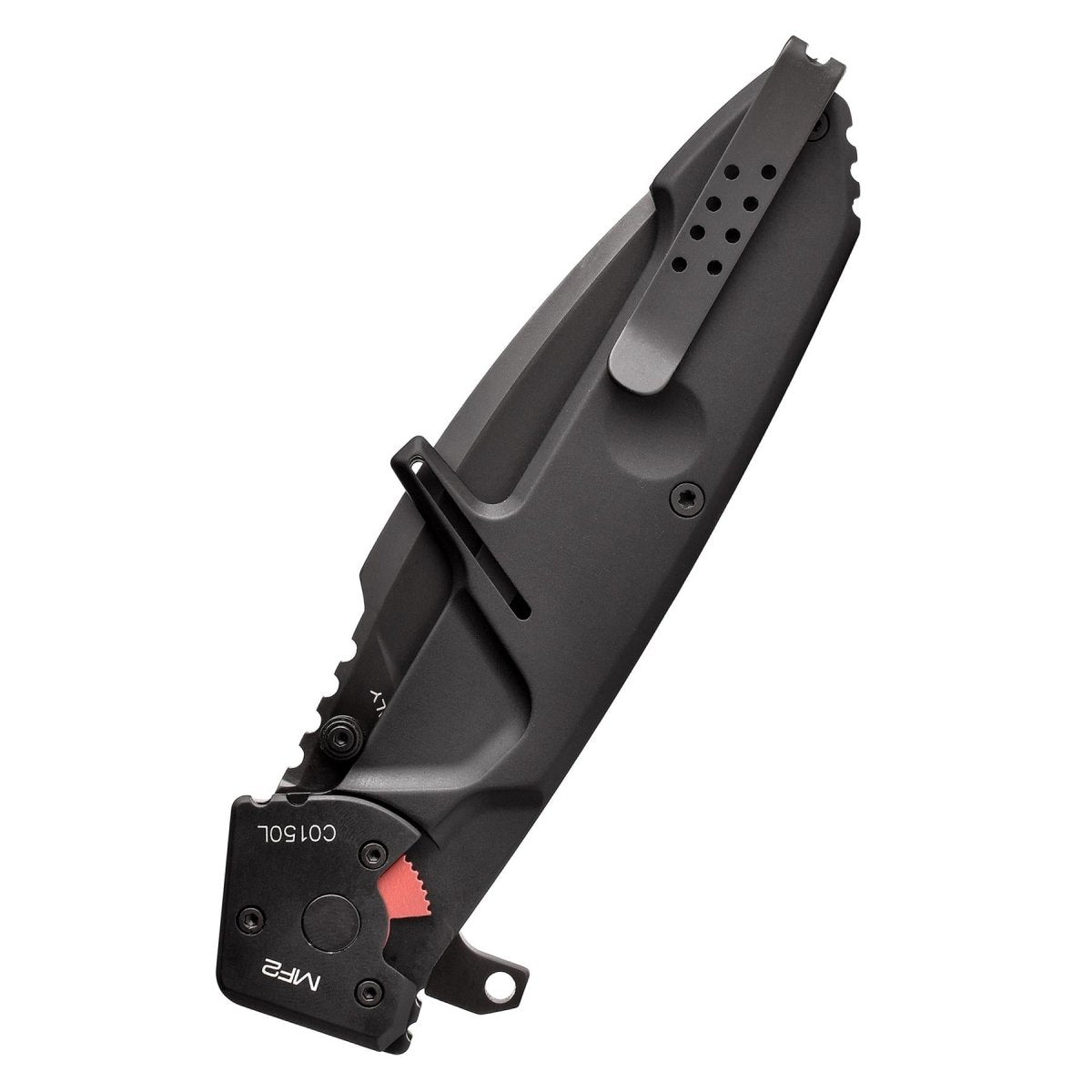 Coltello tascabile ExtremaRatio MF2 NERO pieghevole da esterno con lama drop point in acciaio N690