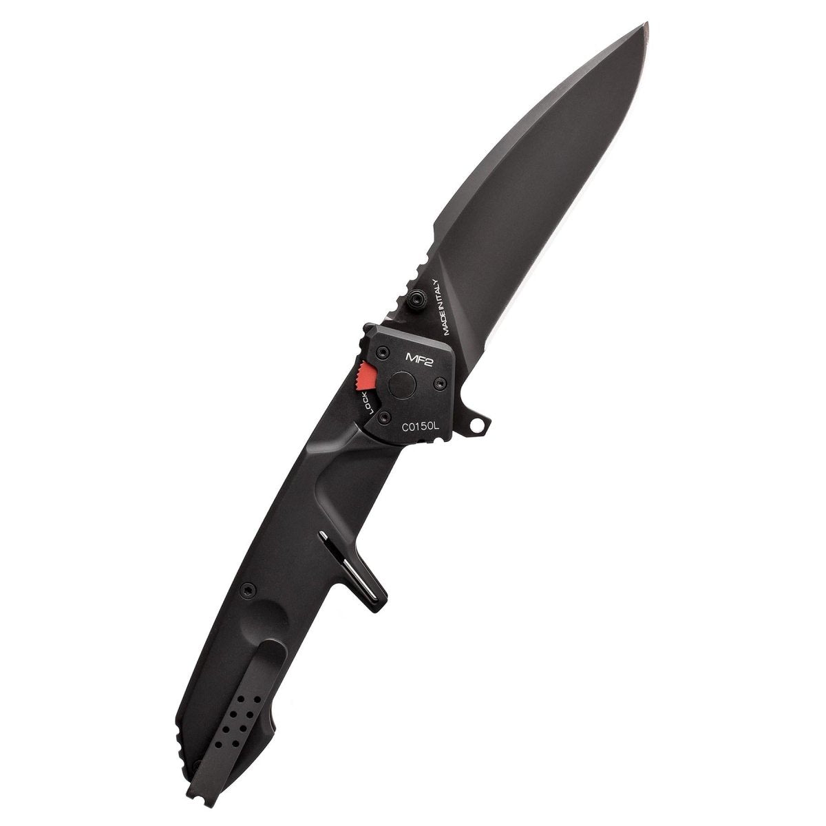 Coltello tascabile ExtremaRatio MF2 NERO pieghevole da esterno con lama drop point in acciaio N690