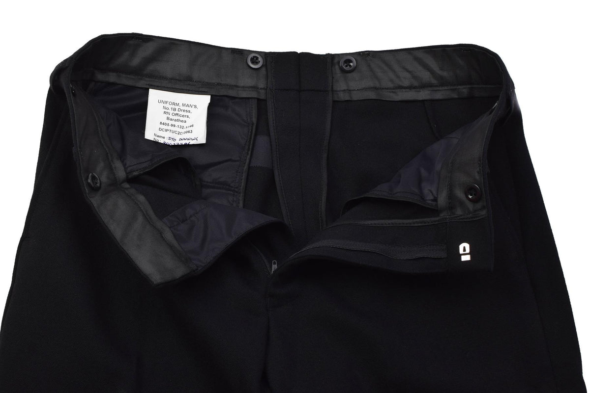 Pantaloni eleganti originali militari britannici n. 1 da parata formale blu