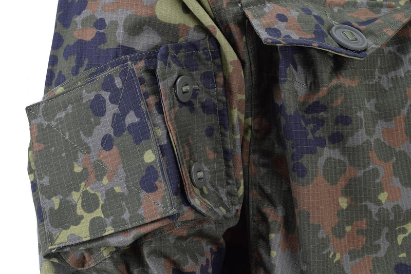 Tacgear marchio tedesco giacca da campo in stile militare truppe flecktarn camo