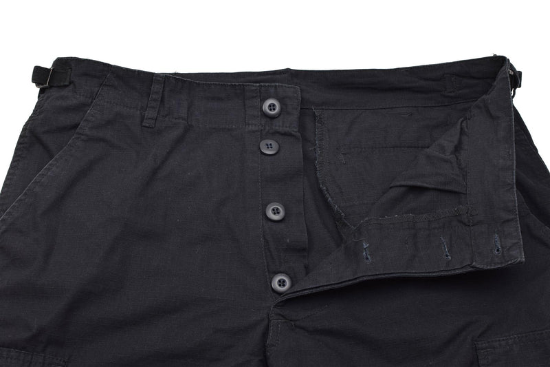 MIL-TEC Brand U.S. stile militare nero prelavinata le bermuda leggero di Bermuda