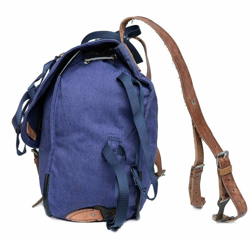 Guido zaino rumeno Strama militare in surplus blu tela haversack borse nuovo