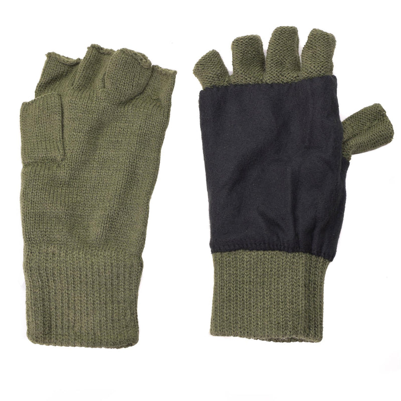 Guanti mil-tec uomini uomini caldi senza dito thinsulate ™ fodera inverno oliva inverno