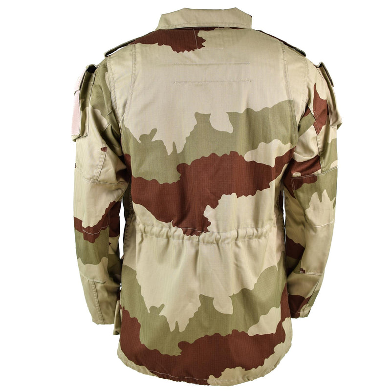 Autentico esercito francese parka felino felino t4 s2 giacca da combattimento deserto camo nuovo