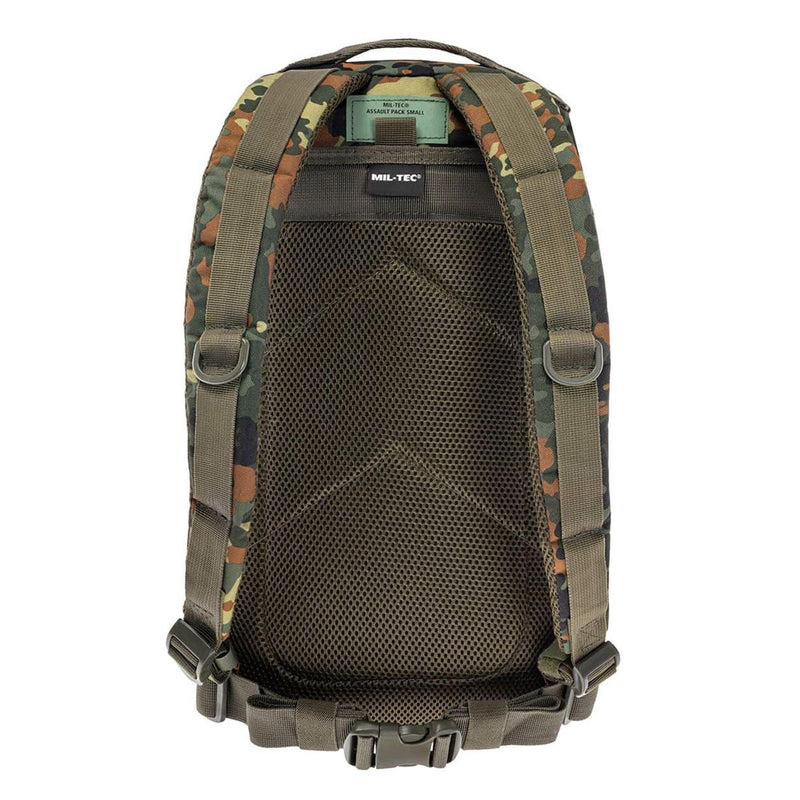 Mil-Tec U.S. Assault Tactical Backpack Trekking Flecktarn 20Liter Daypack escursionistico