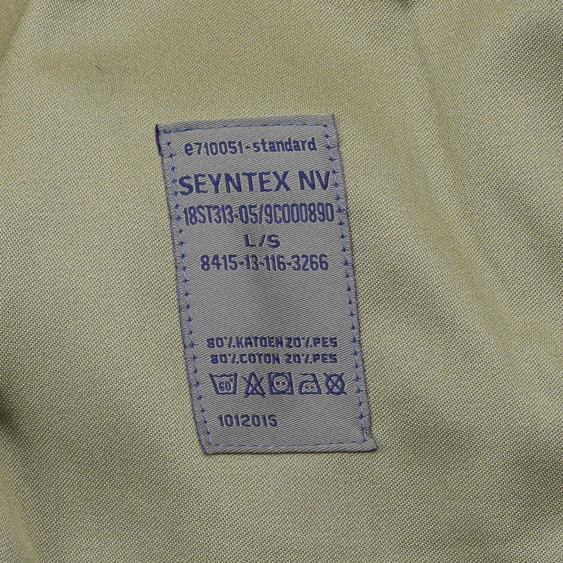 Giacca militare Belgium originale Truppe tattiche uniforme da campo Scaccola Seyntex