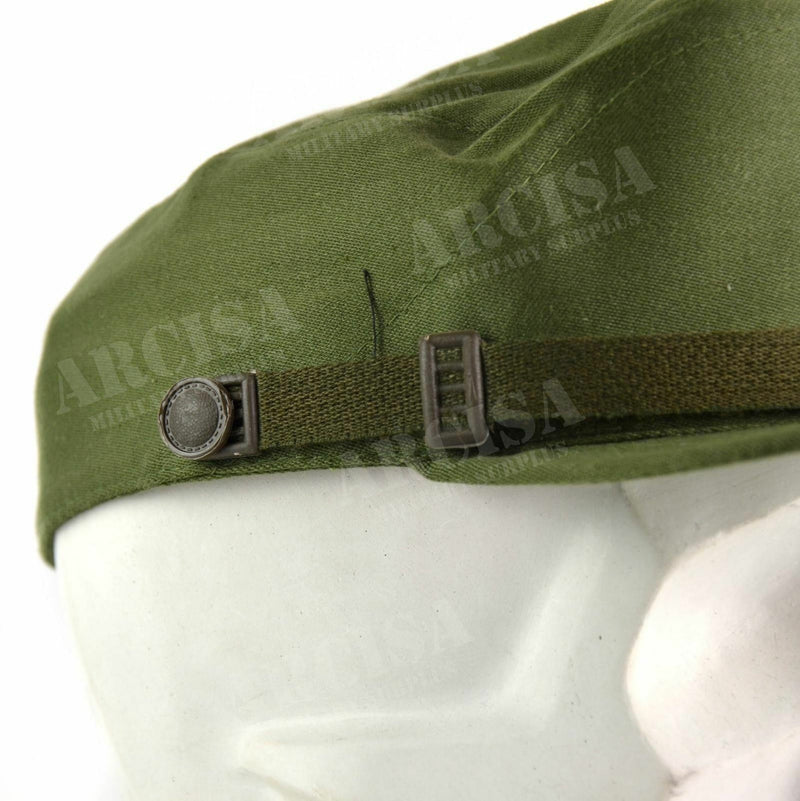 Originale spagnolo spagnolo visore militare captato navy cappello picchi di oliva verde oliva