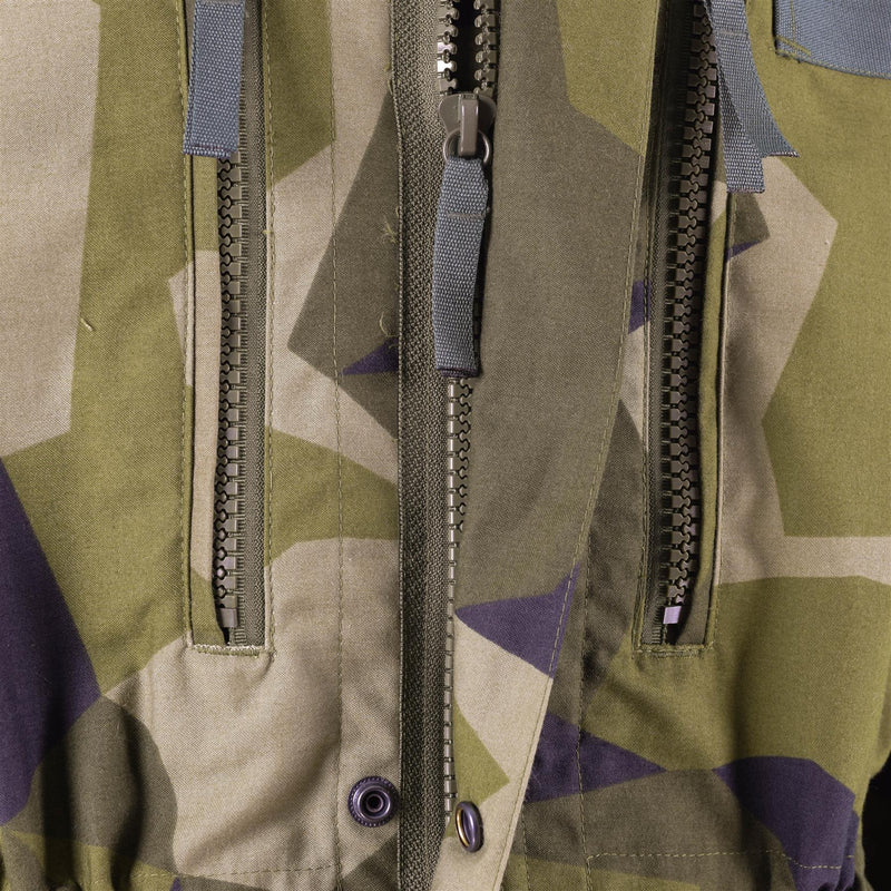 Original Swedish Army Heavy M90 Giacca Splinter Splinter Camo Military Field Trugs Nuovi