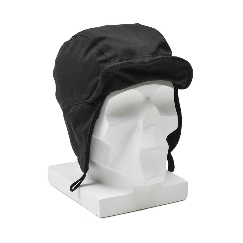 Cappello da cappello da cappello a ranger paracadutisti olandesi originale Brampe a bordo in surplus nero.