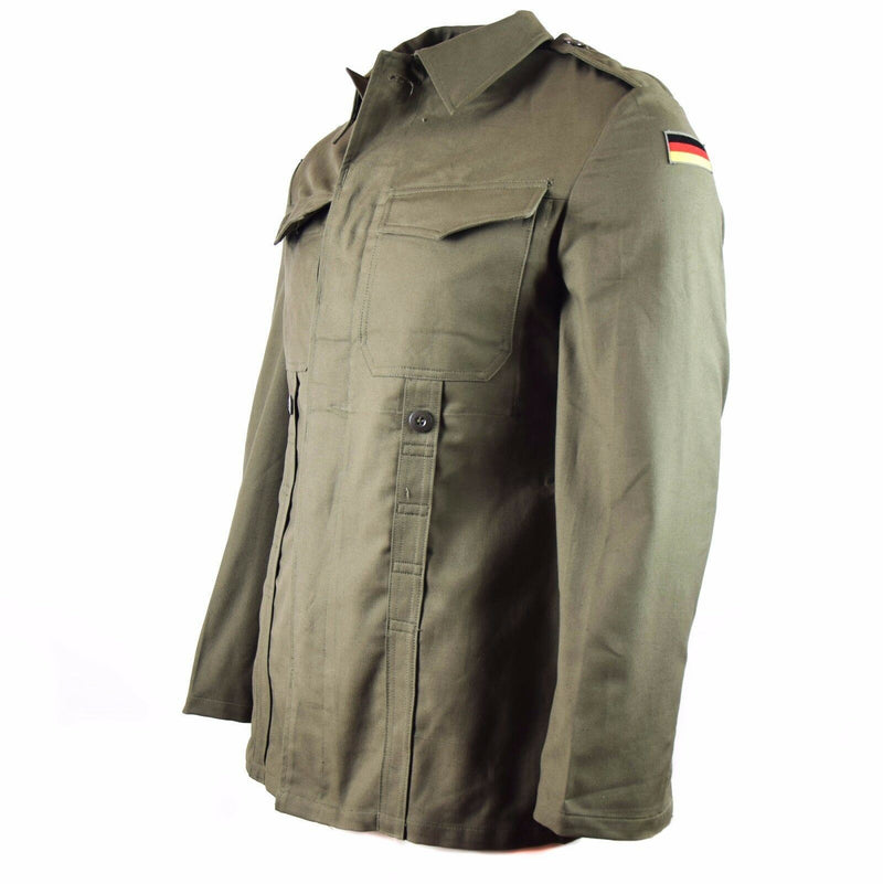 Giacca moleskin dell'esercito tedesco originale. Giacca Drab Olive Vintage BW Army Field