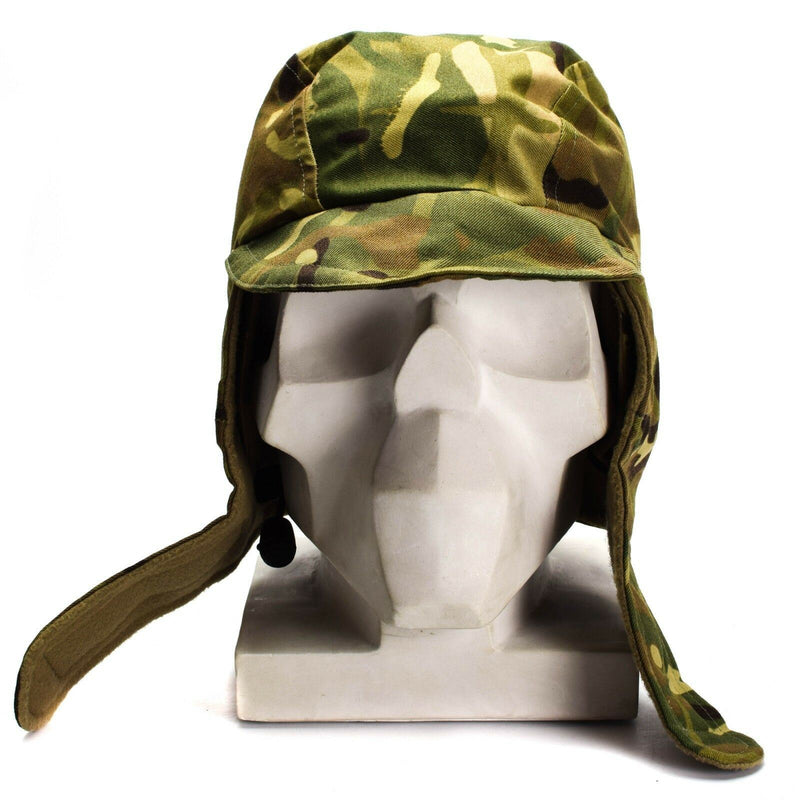 Autentico esercito britannico mtp camo impermeabile gore tex cappello foderato di cappello da freddo nuovo