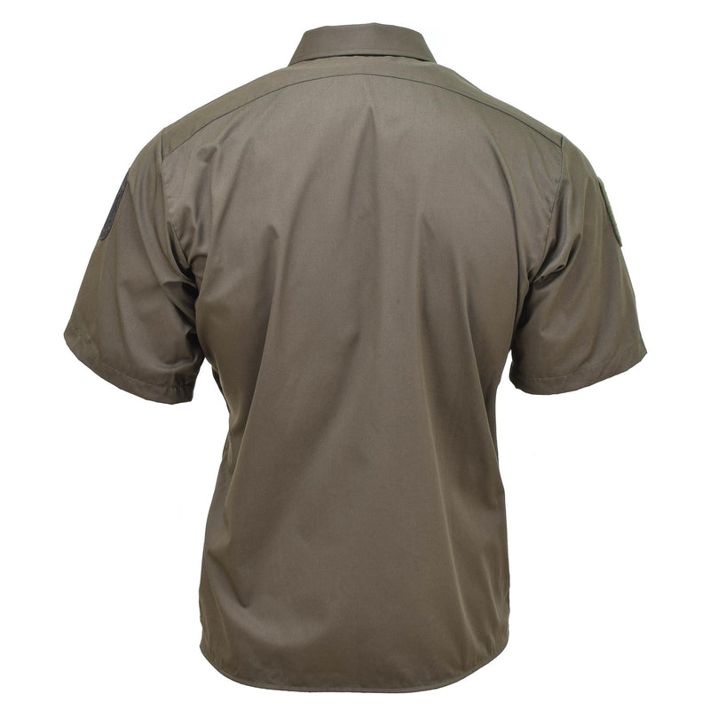 Shirt dell'esercito austriaco originale M65 Combatti leggeri a maniche corte Olive BDU Nuovo