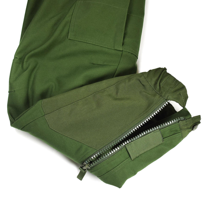 Pantaloni cisterna termiche svedesi autentiche pantaloni m90 olive bdu walet Braces nel complesso nuovo
