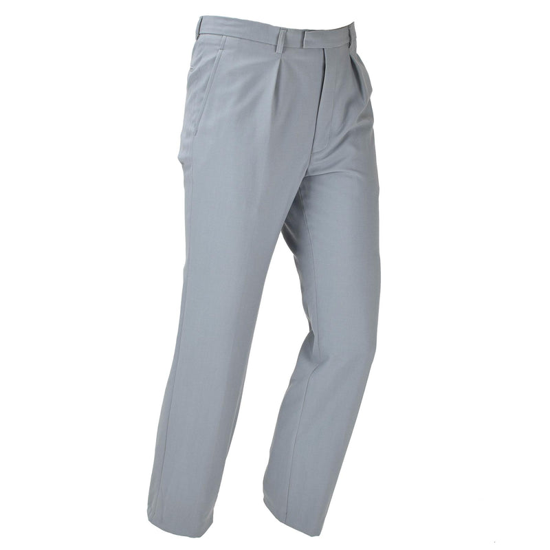 Pantaloni abiti militari francesi originali pantaloni grigi uniforme formali casual nuovo