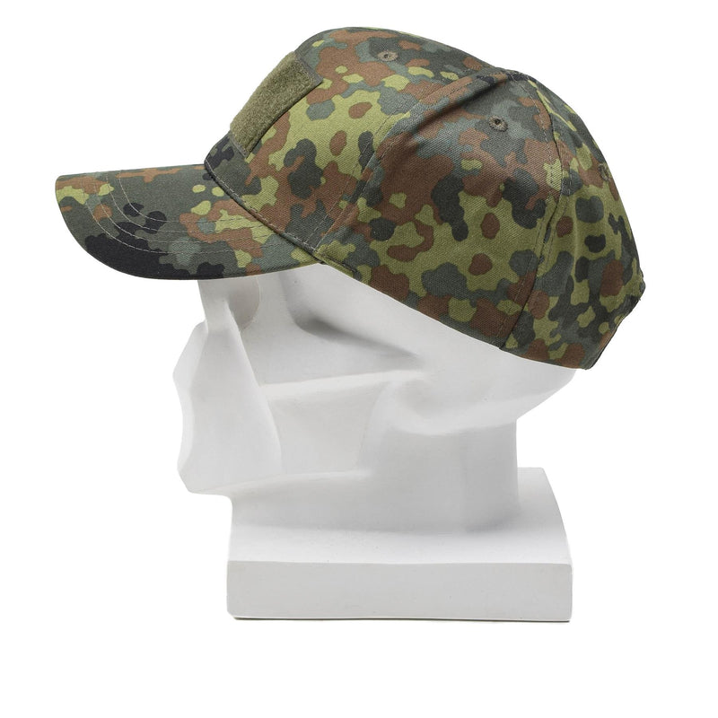 Leo Kohler Military Field Baseball Cap BW Flecktarn mimetico CAP CAPPETO VISTO