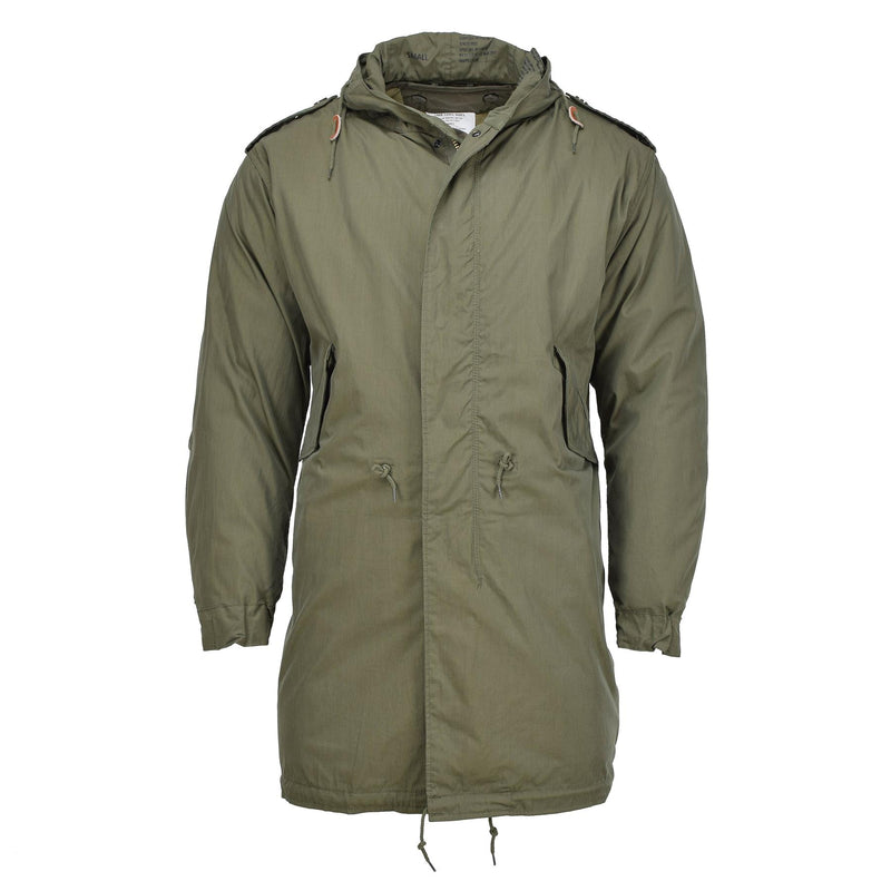 MIL-TEC U.S. Stile militare M51 PARCA con cappuccio trapuntato Liner staccabile Olive Nuovo