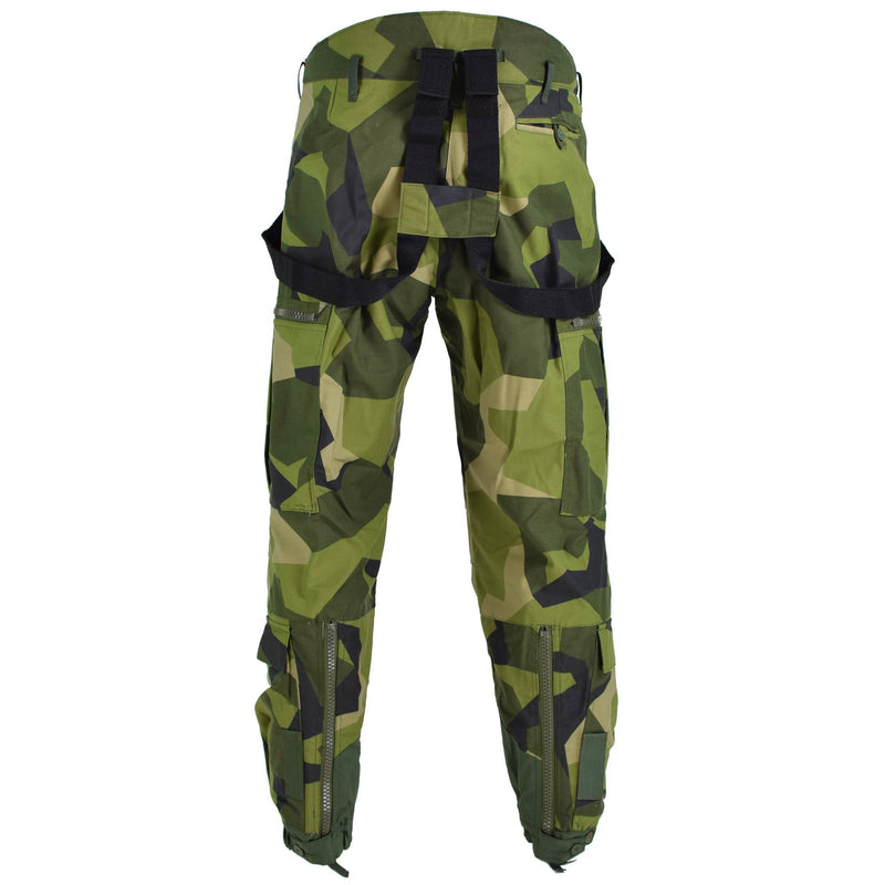 Pantaloni navali di petroliera termica svedese originali m90 Splinter camuflage bdu pantaloni nuovi