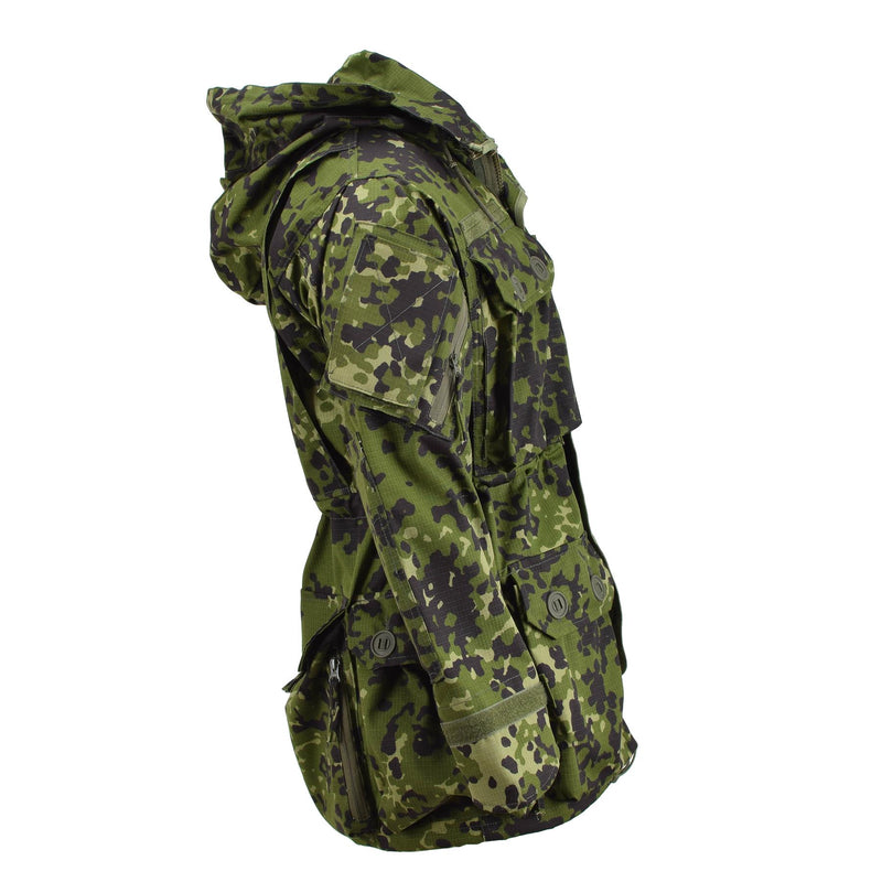 Tacgear Brand Danish MILITAL SMOK GIACCA RIPSTOP COMMANDO M84 CAMOUFFAGE