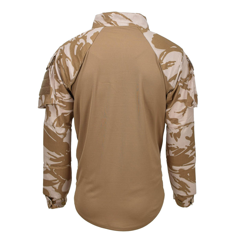 British Original Under Body Shirt Ubac Desert Camo MILITARIO NUOVO