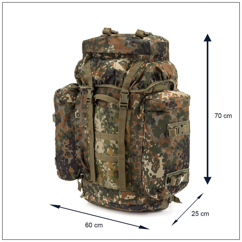 A.Blochl BW Mountain Trekking Rucksack Grande Backpack Flecktarn Camuflage