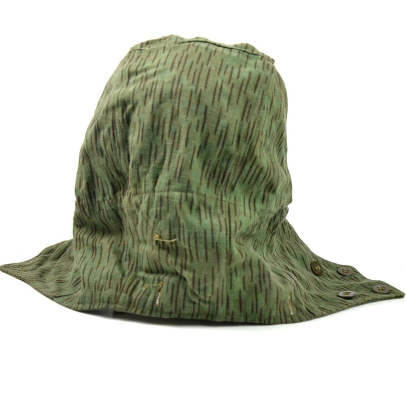Cappuccio dell'esercito ceco CZ originale M60. Giacca da campo militare Cappuccio camo