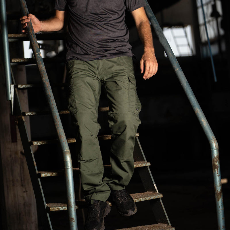 Pentagono BDU 2.0 pantaloni da combattimento CARICO ginocchia di sedile rinforzate con zip mosca ripstop nero