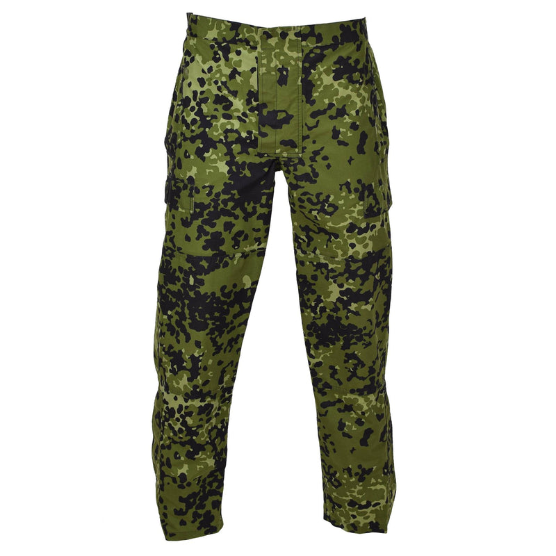 Pants di pioggia dell'esercito danese originale Camo M84 Parente di combattimento tattico impermeabile nuovo