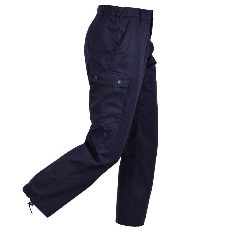 Pantaloni di polizia militare francese originali Modello F1 con pantaloni da lavoro a cintura regolabile