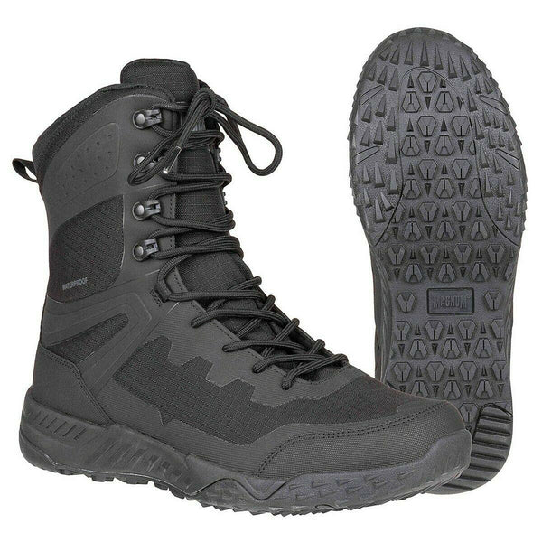 Magnum Ultima 8.0 Stivali da combattimento impermeabile escursioni Trek di Trek leggero nero