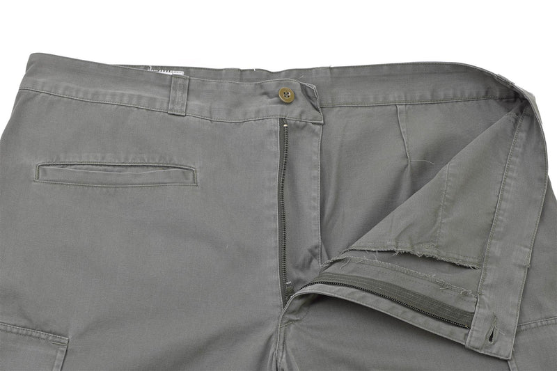 Serviri aerei militari francesi veri pantaloni di lavoro rinforzato grigio pantaloni cargo