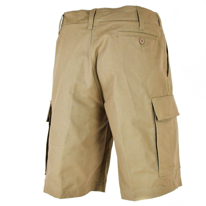 Guido problema dell'esercito tedesco Moleskin Shorts Dureble Cargo Summer Khaki Beige Nuovo