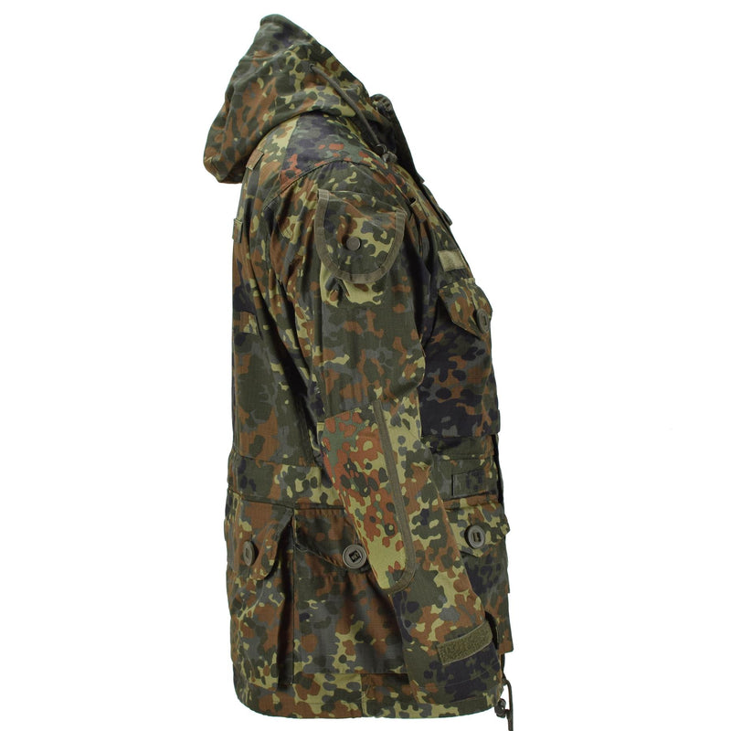 Giacca di marca MIL-TEC RIPSTOP SMOCK ESERCITO GERMANA FLECKTARN CAMA PARKA MEN'SUT