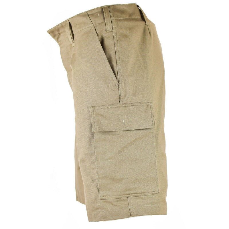 Guido problema dell'esercito tedesco Moleskin Shorts Dureble Cargo Summer Khaki Beige Nuovo