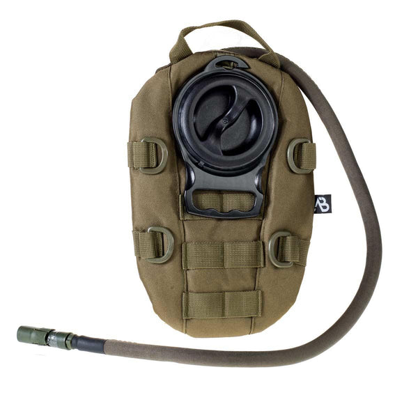 A.Blochl Pacchetto di idratazione compatta Trekking da 1,5 litri Borsa d'acqua MOLLE OLIVE NUOVO