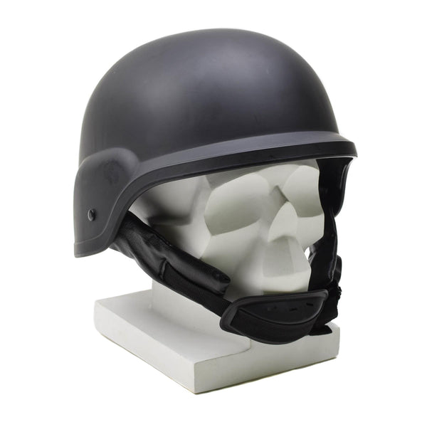 Casco di plastica nera militare britannico originale MK7 TATTICA ALTRIVO NUOVO