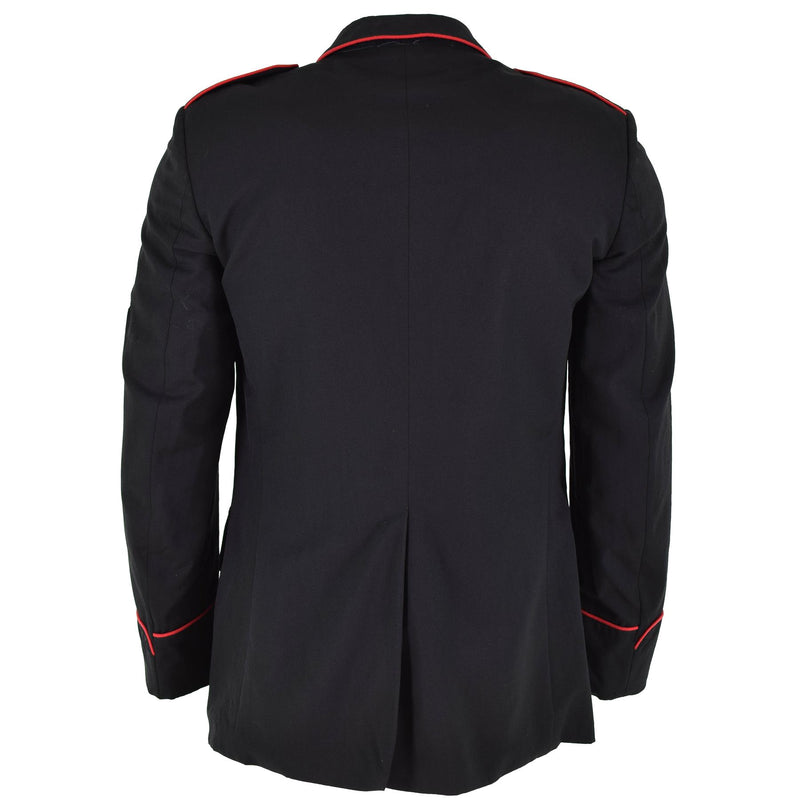 Originale ufficiale ufficiale della giacca di polizia militare italiana uniforme nera formale