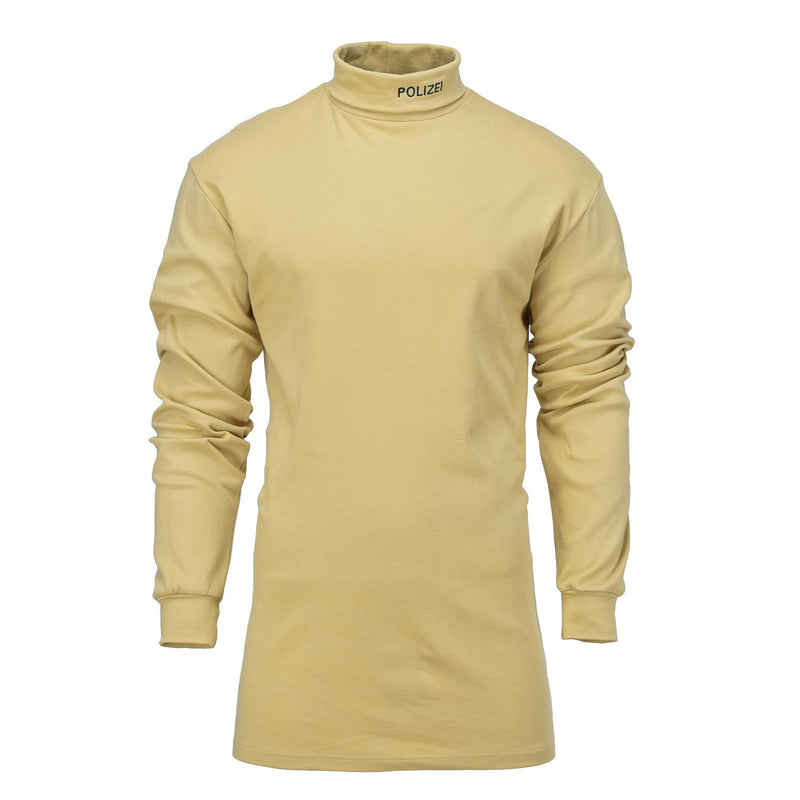 Guida maglietta della polizia militare tedesca Shirt leggero di tartaruga sabbia Nuova