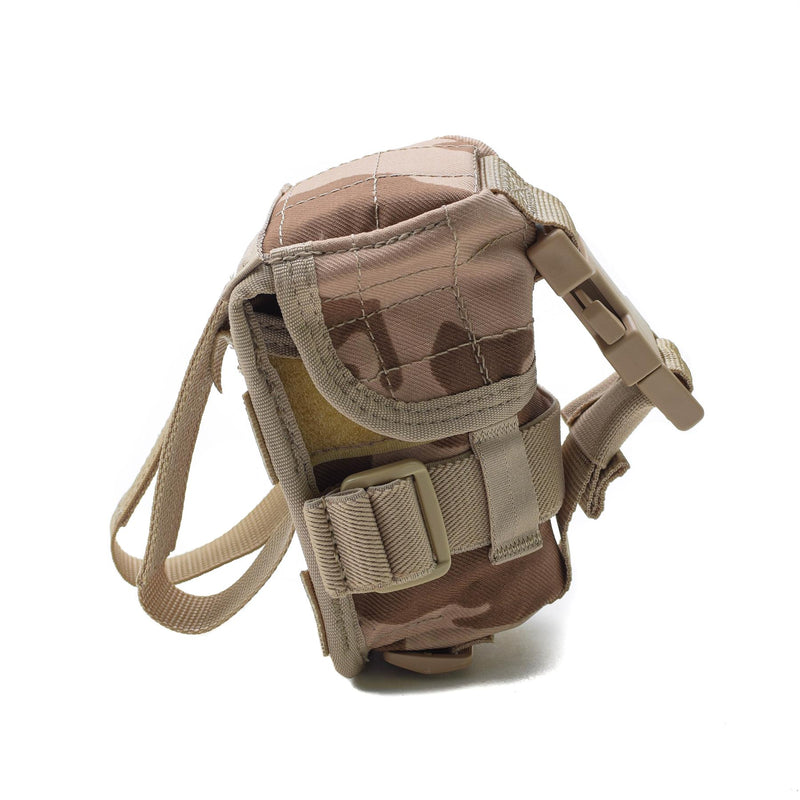 Casino di granate militare della Repubblica Ceca originale Molle Buckle Deserto Tattico Camo