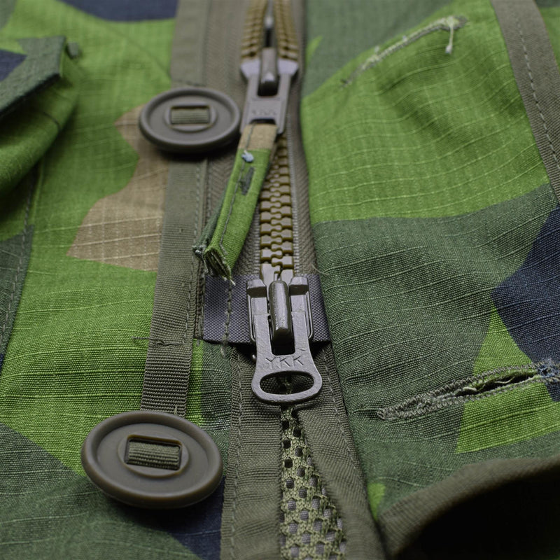 Tacgear Brand Military Style Ripstop Commando Smock Giacca Splinter Camo FullZip
