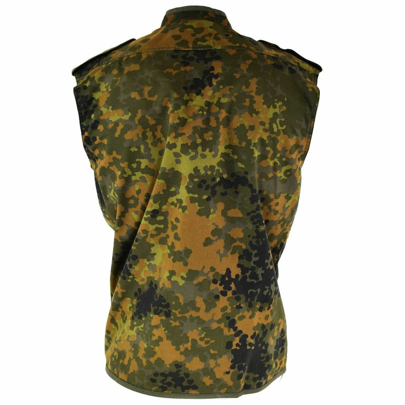 Match dell'esercito tedesco originale zippato flecktarn camo combattimento tattico bw esercito problema
