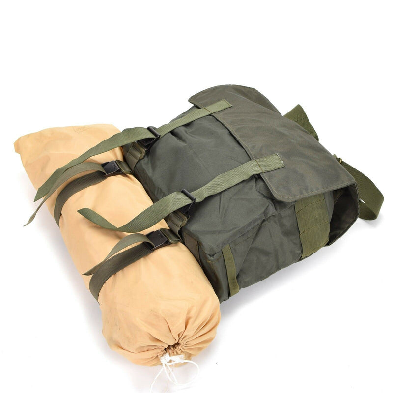 Borsa di emissione militare originale dell'esercito austriaco da giorno dell'esercito haversack olive